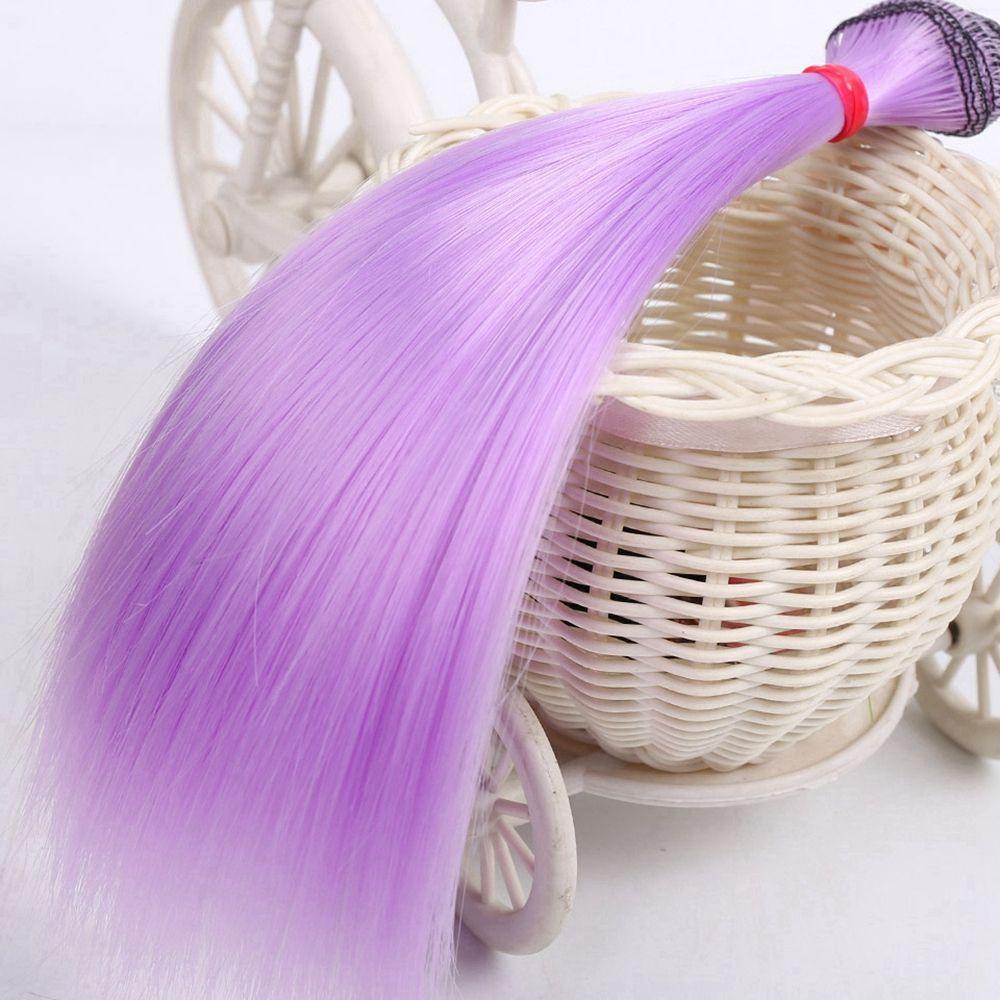 1PC Hot Synthetic Fiber High-temperature Wire DIY Dolls Accessories Doll Wigs Long Straight Wig Hair