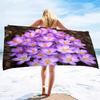 Spring Flower Printing Series Seaside Vacation Beach Towel Swimming Bath Towel Sports Towel