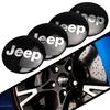 4Pcs Car Wheel Center Cap Hub Covers Badge Sticker For Jeep Wrangler Renegade Compass Gladiator Cherokee JL Grand JK Patr Libert