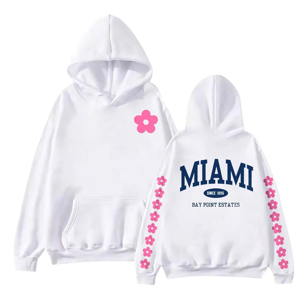 Женская мода с принтом, длинный рукав, свободная толстовка, верхняя часть, осенняя толстовка с капюшоном