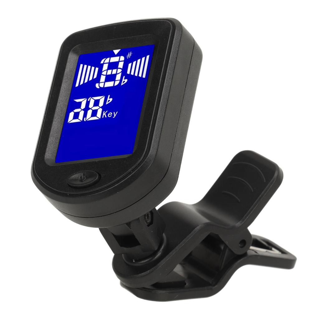 Цифровой электронный тюнер, многофункциональный, высокоточный, зажимной, для настройки струнных инструментов