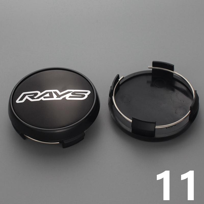 4pcs 65mm/60.5mm clip volk rays wheel center cap car covers caps on wheels enkei racing ssr logo emblem hub cap for rims auto