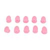 10pcs Lip Brush Covers Silicone Suction Cup Prevent Lost Dust Proof Lip Brush Protector Cover