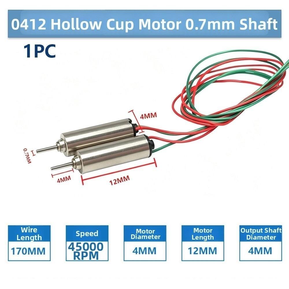 Metal DC Motor 3-3.7VDC Motor For Model Airplane UAV Accessories