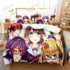 Saekano Как воспитать скучную девушку Комплект постельного белья Мультяшный Аниме Комплект для спальни Взрослых и Детей Пододеяльник Комплекты 3D Печать Кавайи Аниме