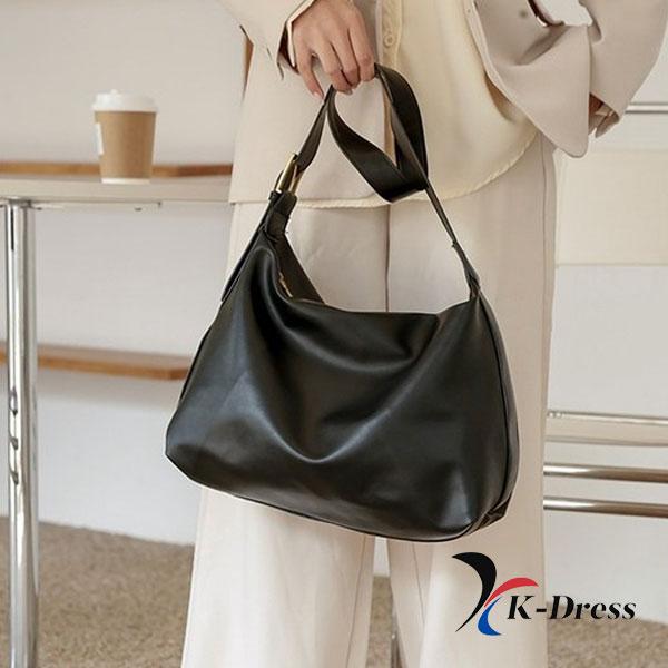 Вместительность Обычная кожаная сумка через плечо Модная роскошная сумка для покупок большой емкости