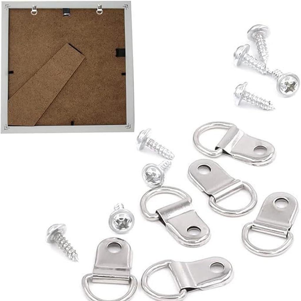 Трансграничные D-образные крюки (50 шт. в коробке) – для рам, крестов и картин маслом