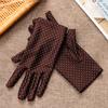 Summer Gloves Sun Protection Fashion Round Dot Elastic Mittens High Quality
