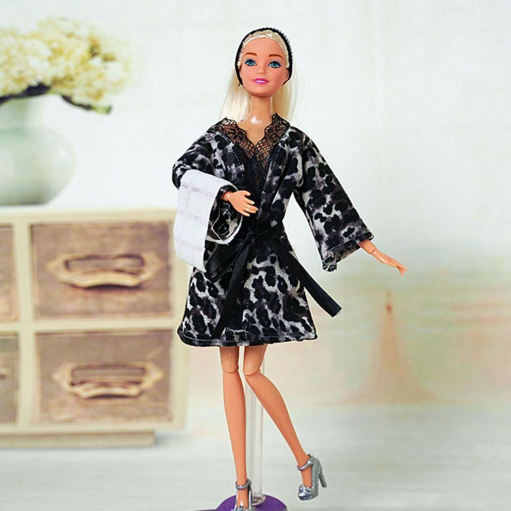 Sleep Wear Doll Bedroom Pajamas Sexy Clothes Summer Night Dress Nightly Sleeping Outfit 30cm Doll