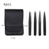 Eyebrow Shaping Set Tweezer Beauty Tool Trimmer Professional Remover Makeup, 1 Piece, 01 4PCS