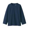 Футболка мужская 3/4 MUJI Washed Thick Count Football Sleeve AB1M2A4S Dark Navy S