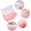 Large Capacity Makeup Hairpin Organizer 2/3 Layers Nail Art Box New Storage Box  Household