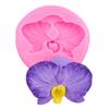 Orchid Flower Silicone Mold Fondant Mould Diy Cake Decorating Chocolate Moulds
