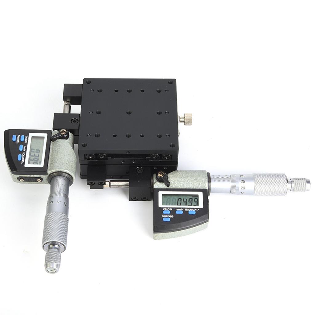 SEMXY80AS Микрометрическая платформа с цифровым дисплеем 80x80 мм 0,002 мм Линейная платформа