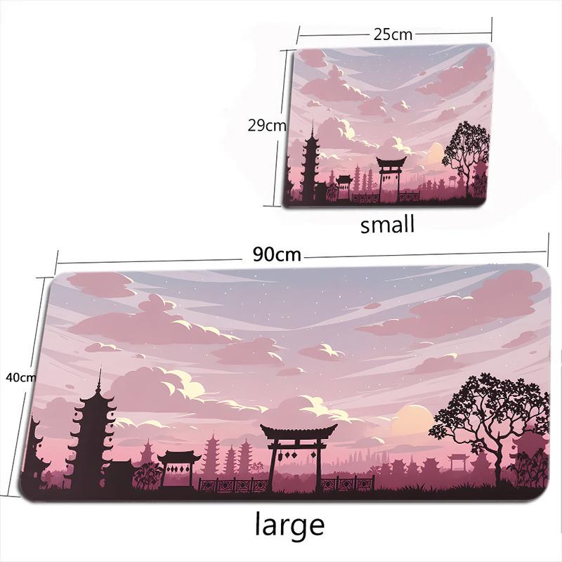 Sakura Moon Mouse Pad New Hd Large Computer Office Game Table Mats Xxl Rubber Antislip Gaming Keyboard Mousepads Long Desk Pads