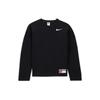 Nike Совместная брендовая футболка X Stussy FW23 с сетчатым принтом и длинными рукавами, топы унисекс, черный FJ9165-010