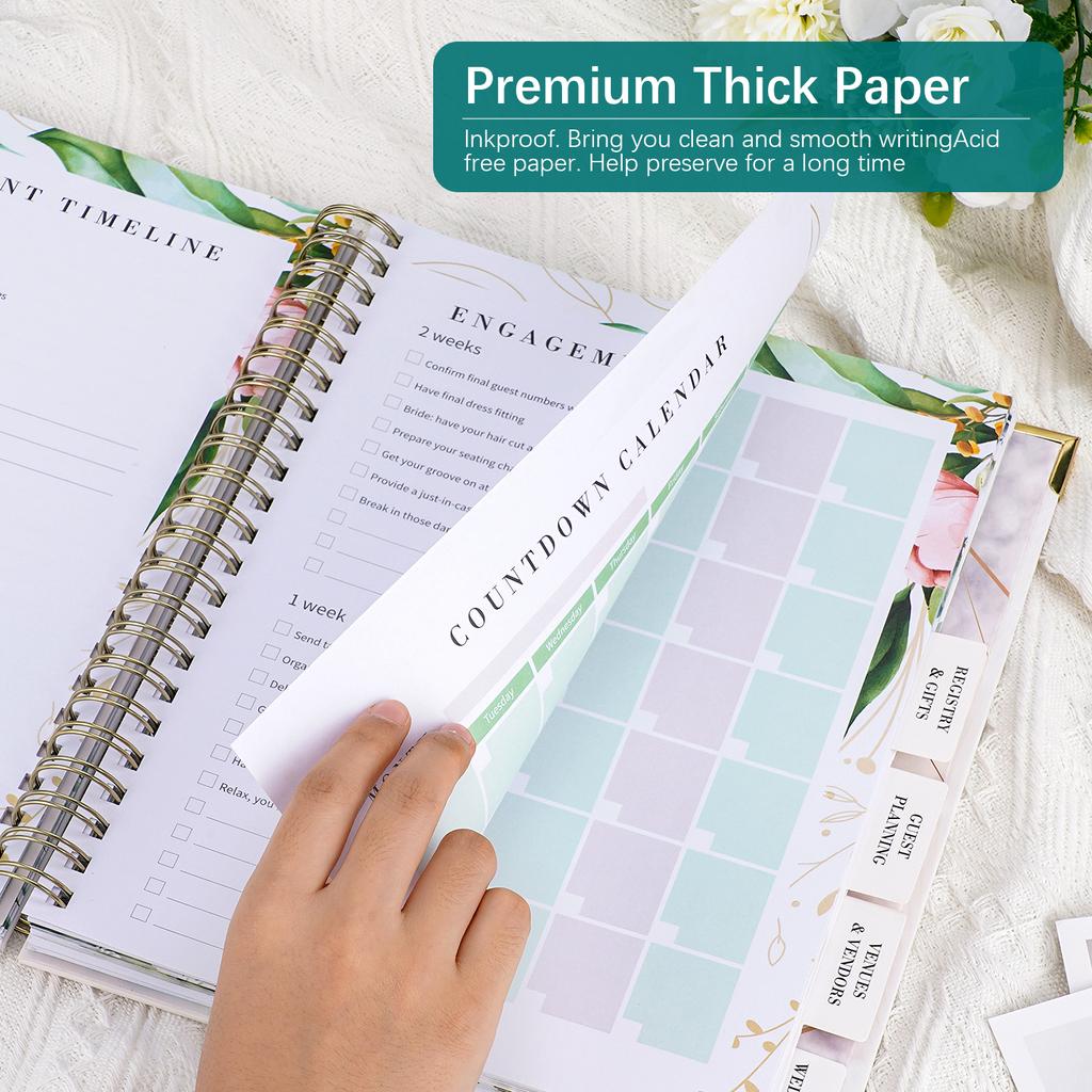 Книга для планирования свадьбы в твердом переплете, книга для планирования, свадебный органайзер, блокнот на спирали с перекидными страницами, книга для помолвки, календарь-дневник, подарок для любви и свидетеля