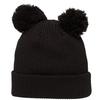 New Era Wmns Double Pom Beanie New York Yankees Hat, Womens black Cap