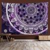 Mandala Floral Tapestry Bohemian Hippie Hanging Cloth Wall Art Decoration Background Cloth Room Living Room Home Decor