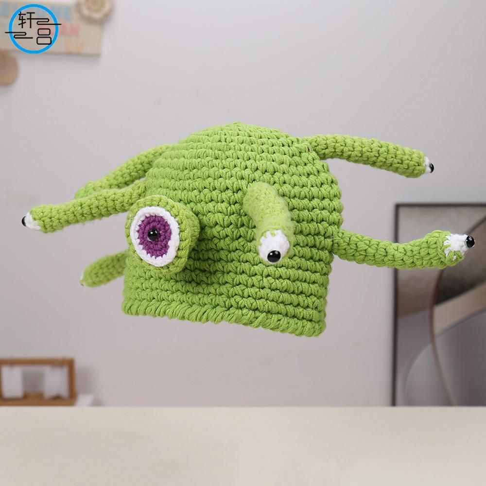 Autumn and winter new cartoon funny hand-woven knitted party dance cos personalized warm wool hat