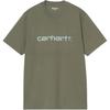Carhartt WIP SS26 Летняя футболка с надписью Повседневная Классическая футболка с коротким рукавом Унисекс Топы I035700-3PM-XX