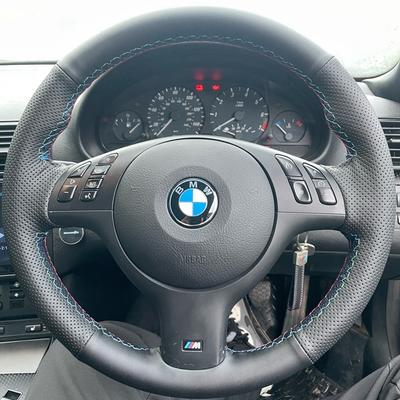 Для BMW 330i 540i 525i 530i 330Ci BMW E46 M3 E39 Оплетка Чехол на Руль Автомобиля Микрофибра Кожа Автоаксессуары