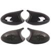 Rear View Mirror Covers Caps for Bmw E81 E82 E87 ,116i 118i 120i E88 E90 E91 2008-2011, 320i 330i 330d Carbon Fiber Gloss Black