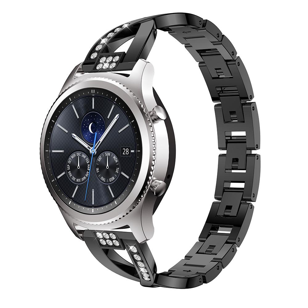 Ремешок Starp Для Samsung Gear S3 Ремешок Для Часов Для Garmin Venu 3 2 Vivoactive4 Замена умного браслета из нержавеющей стали Кристалл