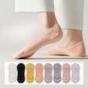 Women Spring and Summer Style Thin Mesh Invisible Light Mouth Candy Color Short Boat Socks