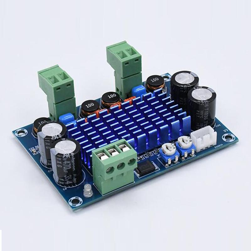 XH-M572 Плата цифрового усилителя мощности высокой мощности TPA3116D2 Шасси, предназначенное для подключаемого модуля усилителя HIFI с выходом 5-28 В 2x120 Вт