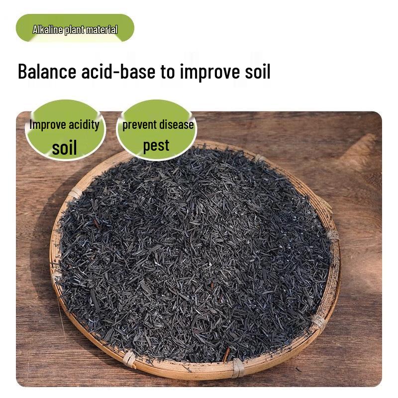 Carbonized Rice Husk Fertilizer: Orchid, Succulent, Vegetable Soil Amendment.