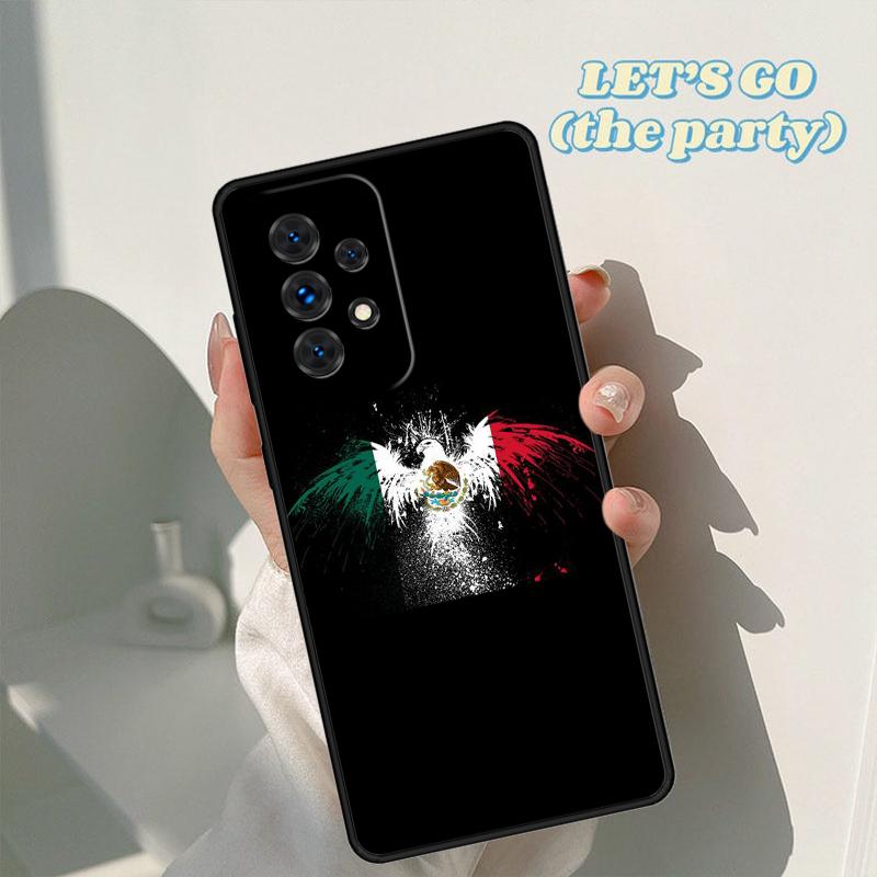 Чехол для телефона с флагом Мексики Для Samsung Galaxy A42 A31 A40 A51 A71 A32 A80 A91 A52 A72 A73 A20e A21S A50 A70 A11 A12 Чехол