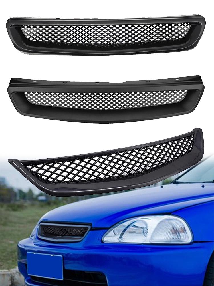 Модификация решетки радиатора Honda Civic 1996-98 из ABS-пластика под карбон