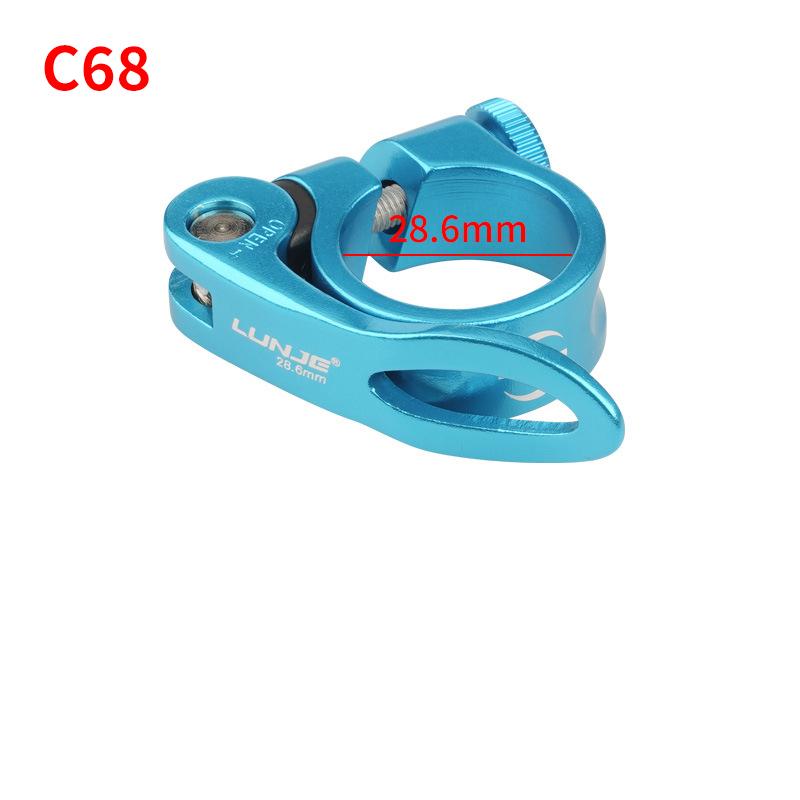 Aluminum Alloy Bicycle Seatpost Clamp Seat Tube Clamp MTB Bike Seat Tube Clip Bike Parts Bike Saddle Seat Clamp 28.6/31.8/34.9mm
