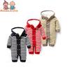 Baby New Double-Breasted Thickening Warm Soft Romper Thick Fleece Warm Cardigan Kids Sweater