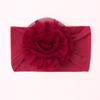 New cute and comfortable flower children's jewelry, soft solid color baby fontanelle headband, baby headband