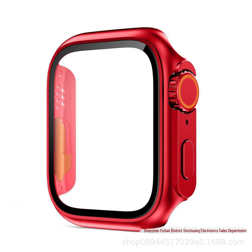 Ультра корпус часов: Чехол Quick-Swap S10 для Apple iWatch S9, защитная пленка из закаленного поликарбоната толщиной 49 мм