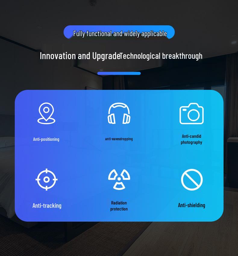 T1 Camera & GPS Tracking Detector - Hotel Anti-Peeping Scanner
