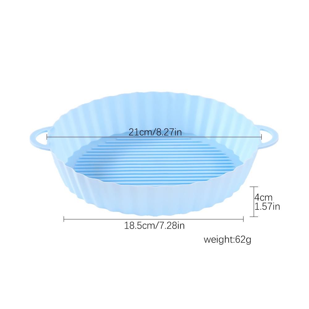 7 Inch 7 Cups Airfryer Silicone Muffin Pan Cupcake Mold for 3.5 To 5.8 L Air Fryer Accessories Non Stick Mini Cake Mould