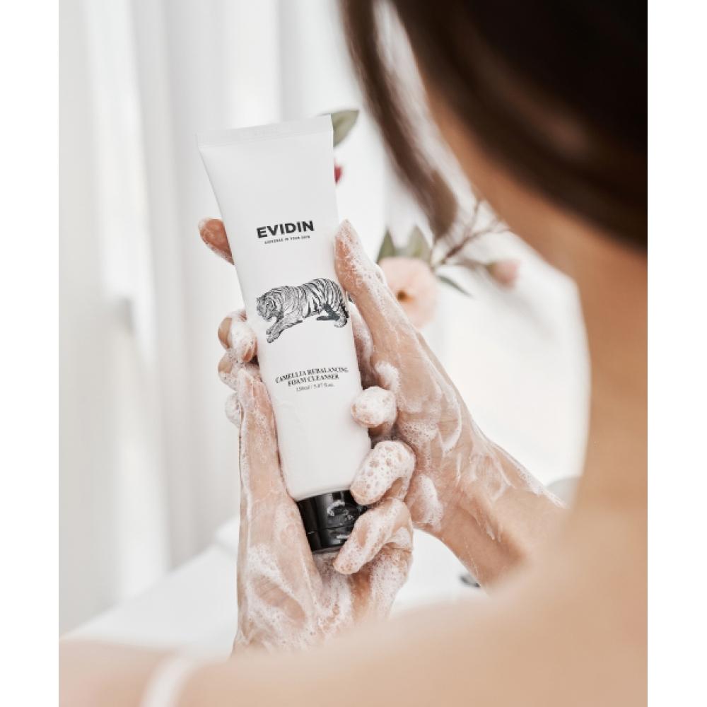 Evidence In Your skIn Camellia Sun Care Set  Foam Cleanser 150ml+Sun Cream 50mlx2 