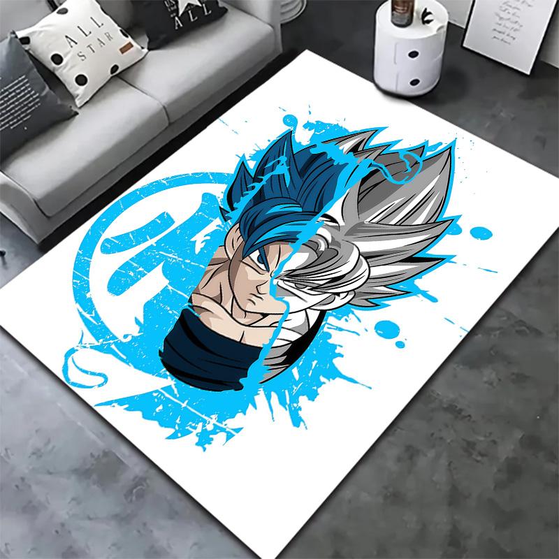Ковер Dragon Ball Super для гостиной, спальни, дома, дивана, детской игры, нескользящий коврик