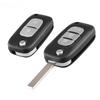 2/3 Buttons Remote Flip Car Key Shell Case Fob Cover for Renault Clio Megane Kangoo 2 Modus VA2 Blade Car Accessories
