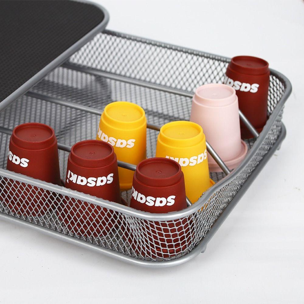 Metal Coffee Pod Holder Black Coffee Capsule Holder Coffee Capsule Display Rack  Cafe Shop