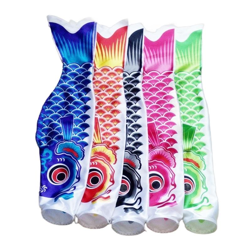 Japanese Carp Windsocks Streamers Fish Flag Kites Cartoon Fish Colorful Windsocks Carp Wind Sock Flag Koinobori Gift