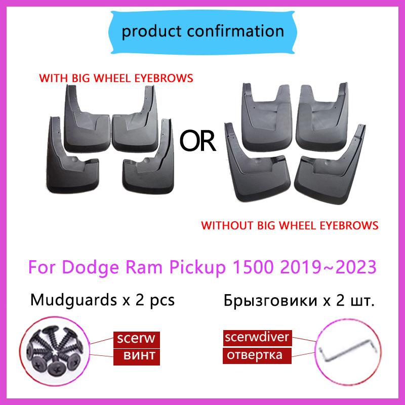 Для Dodge Ram Pickup 1500 DT 2019~2024 2020 2024 Авто Колесо Крыло Переднее Заднее Брызговик Защитный Щиток Брызговик Автомобильные Аксессуары