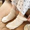Elastic Velvet Floor Socks Solid Color Snow Socks Casual Winter Socks Women Men
