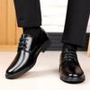 Модная Мужская Повседневная Обувь на Шнуровке Черная Тренд 2025 Роскошная Распродажа Дешевая Распродажа Удобная Кожаная Обувь Для Мужчин Модная ПУ На