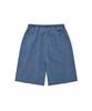 COVERNAT C Logo Bermuda Denim Sweat Shorts Blue