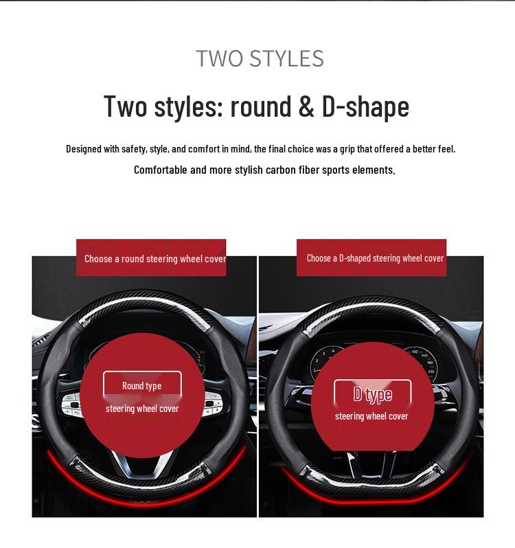 Чехол на руль для Ford: Focus, Mondeo, Escort, Edge, Fiesta, EcoSport, Mustang