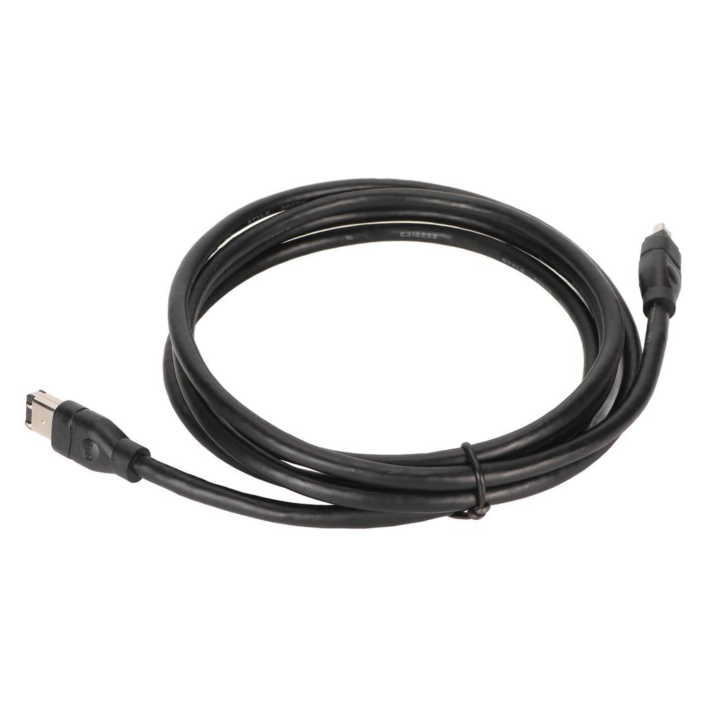 Firewire DV Cable 6 Pin To 4 Pin Plug and Play IEEE1394 Firewire Cable for JVC Camcorders 5.9ft